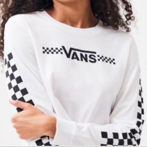 Vans checkerboard long sleeve